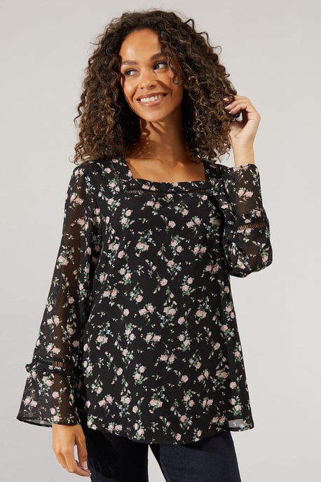 Tall Square Neck Blouse