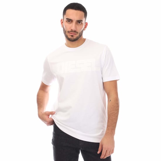 Diesel T-Just 12-5 T-shirt voor heren in wit - Image 1