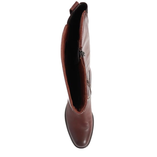 Jones Bootmaker Donatella Knee High Leather Boots - Image 4