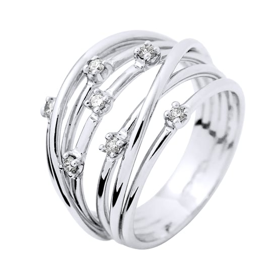 DIADEMA - Ring - Prestige Jewelery - Diamonds - White Gold