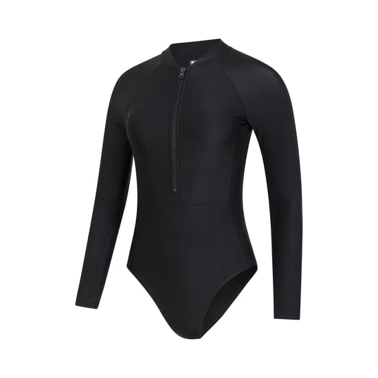 Mountain Warehouse Dames/Dames Surfer Eendelig Zwempak Met Lange Mouwen (Jet Zwart) - Image 3
