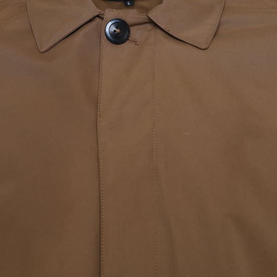 Harry Brown Men's Mud Single Breasted Trench Coat