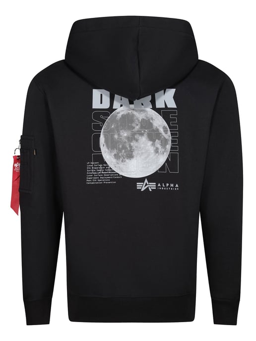 Alpha Industries Dark Side Hoodie Zwart Reflectief - Image 2