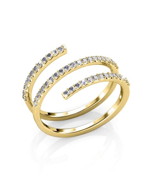 Spiraalring - Oostenrijks Kristal - Image 1