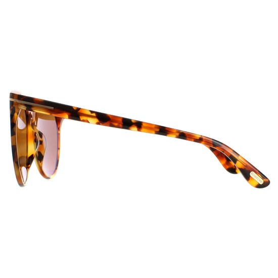 Tom Ford Round Womens Havana Blonde Brown Maxim FT0787