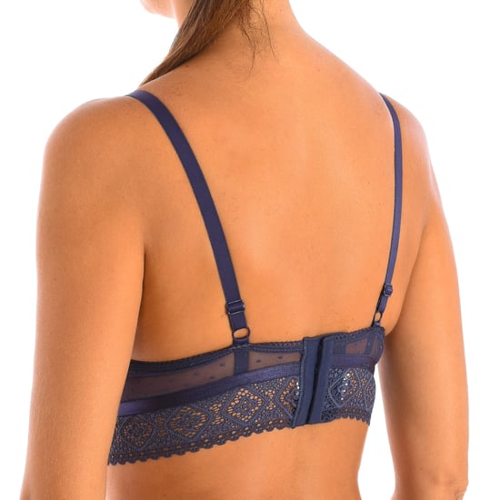 Lace bra with underwire and push-up for women, AMAYA