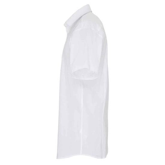 Premier Heren Rekken Pasvorm Poplin Korte Mouwen Shirt (Wit) - Image 2