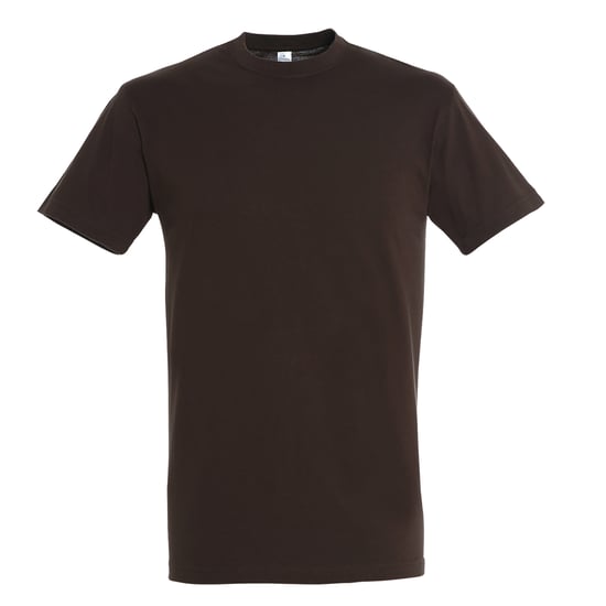 SOLS Heren Regent T-Shirt met korte mouwen (Chocolade) - Image 1