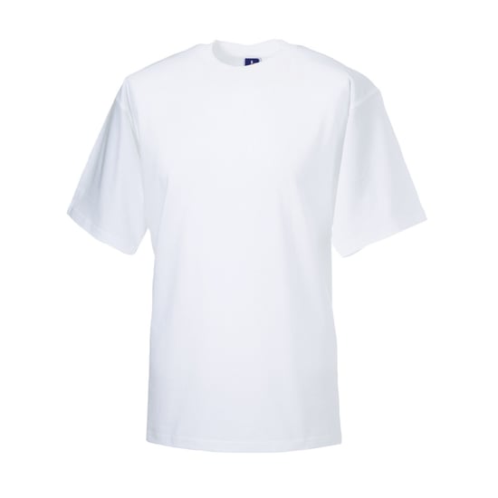 Russell Unisex Super Ringspun Katoen Klassiek T-Shirt voor Volwassenen (Wit) - Image 1