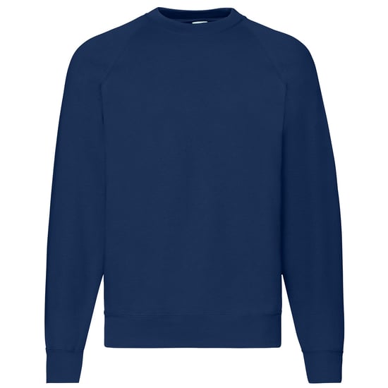 Fruit of the Loom Heren Klassiek 80/20 Raglan Sweatshirt (Marine) - Image 1