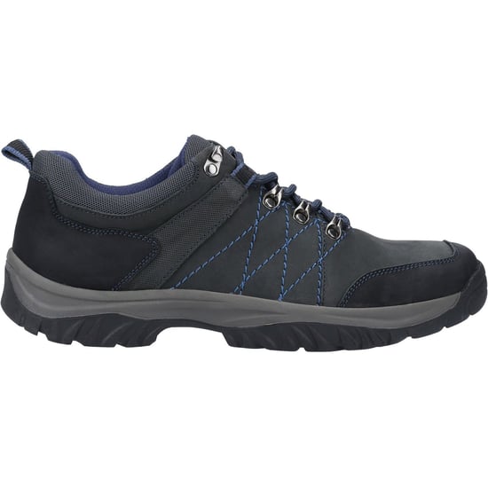 Cotswold Toddington Leren Heren Marineblauwe Veterschoenen - Image 4