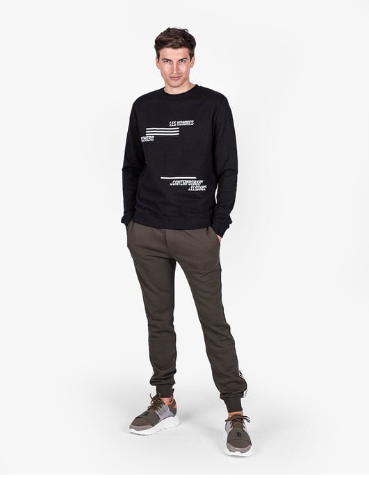 Les Hommes blouse Mannen zwart - Image 2