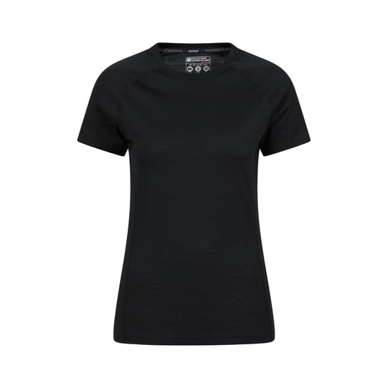 Mountain Warehouse Dames/Dames Summit Merino Wol Thermo Top (Zwart) - Image 1