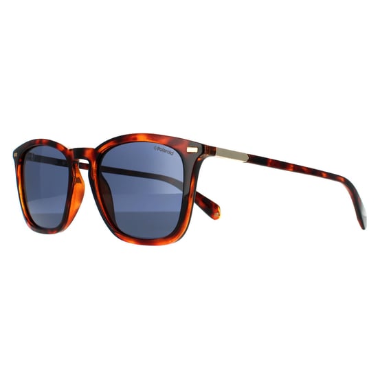 Polaroid Square Unisex Havana Grijs Gepolariseerde Zonnebril - Image 2