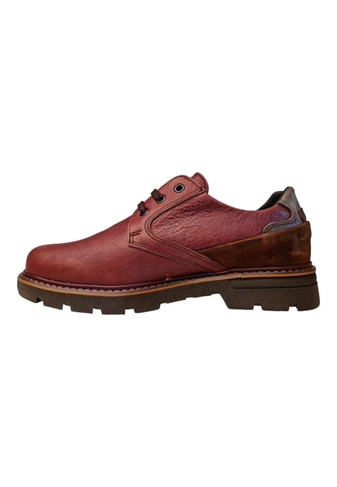 Man's Moccasin Shoe Riverty color red