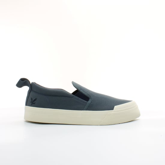 Lyle & Scott Duncan Heren Blauwe Plimsolls - Image 1