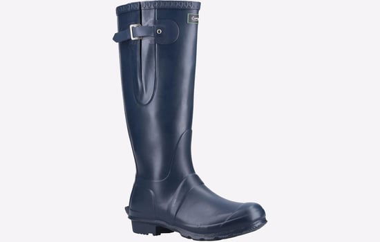 Cotswold Windsor Welly Rubberen Dames Marineblauwe Regenlaarzen - Image 2