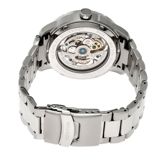 Heritor Automatic Ryder Skeleton Dial Bracelet Watch