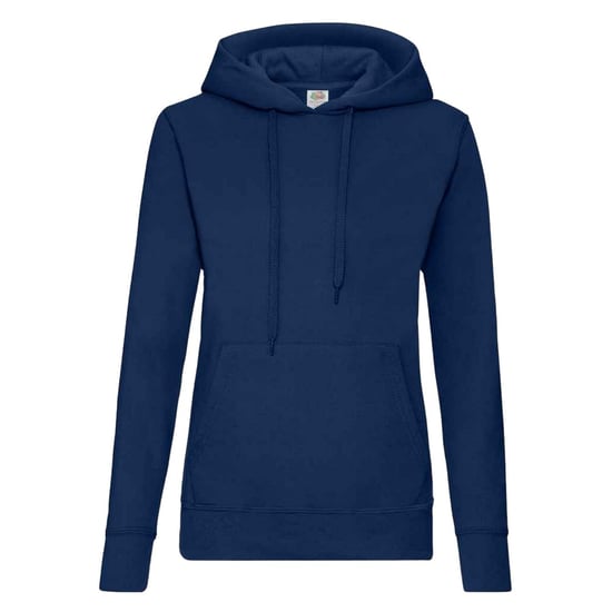 Fruit of the Loom Klassieke Dames Fit Sweatshirt Met Capuchon (Marine) - Image 1