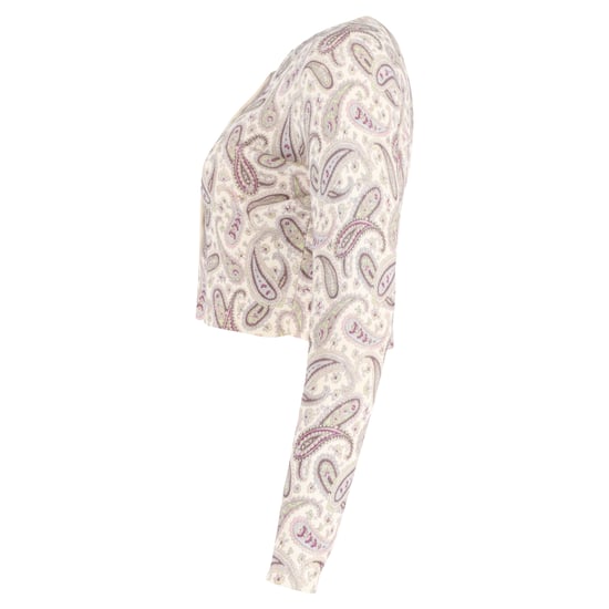 Etro Korte Paisley Cardigan in Beige Wol - Image 2