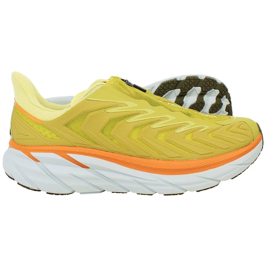 Hoka Project Clifton Mens Gold Running Shoes - Image 5