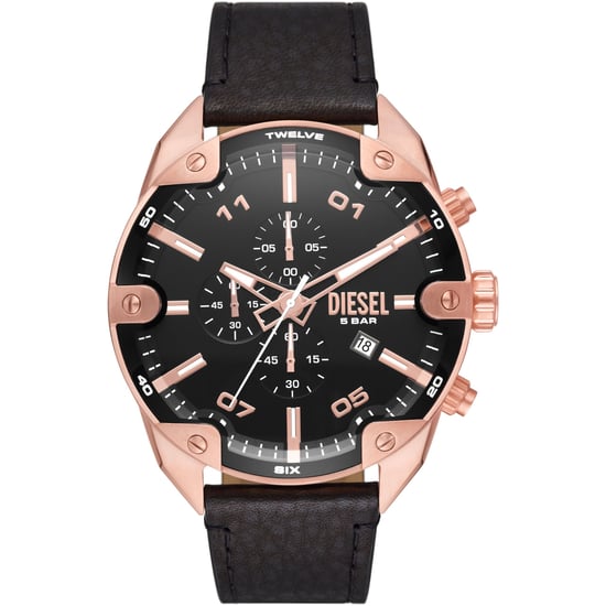 Diesel Spiked Heren Horloge Zwart DZ4607 - Image 1