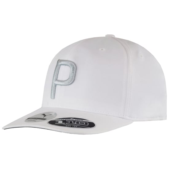 Puma P110 Snapback White Unisex Flex Fit Golf Cap 021448 04