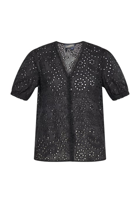 Dreimaster Blouse Dames zwart - Image 1