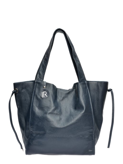 Isabella Rhea Blauw Rundleer Tas - Image 1