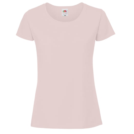 Fruit Of The Loom Vrouwen / Dames Ringgesponnen Premium T-Shirt (Poederroos) - Image 1