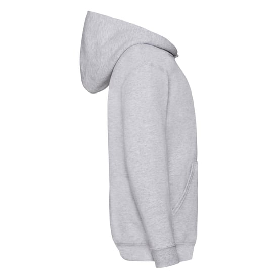 Fruit of the Loom Kinder/Kids Klassieke Effen Hoodie (Heide Grijs) - Image 3