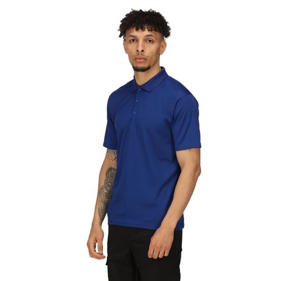 Regatta Mens Pro Moisture Wicking Polo Shirt (New Royal)
