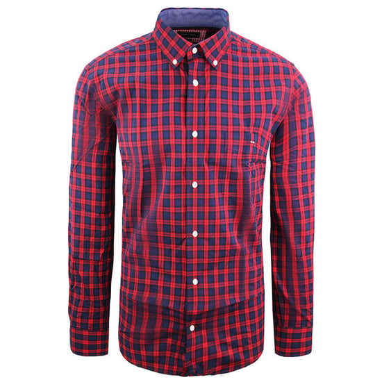 Eden Park Regular Heren Rood Oxford Overhemd - Image 1