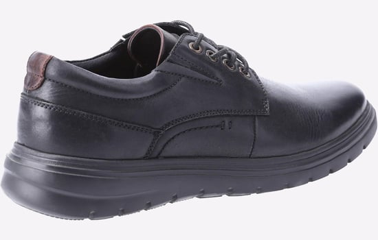 Hush Puppies Triton Zwarte Leren Veterschoenen Voor Heren - Image 3