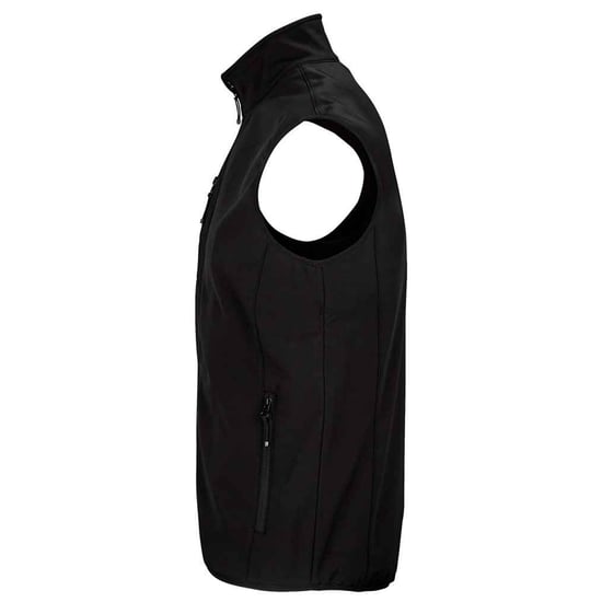 SOLS Heren Falcon Softshell Bodywarmer met rits (Zwart) - Image 3