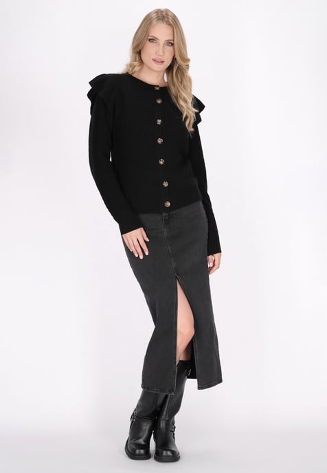 Dreimaster Vest Dames zwart - Image 2