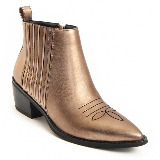 Montevita Heel Ankle Boot Espuela In Gold