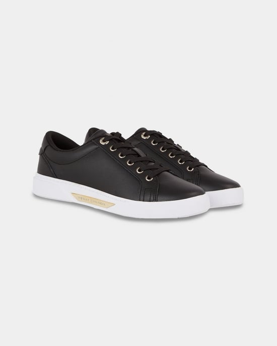 Tommy Hilfiger Gouden HW Dames Court Sneakers - Image 2
