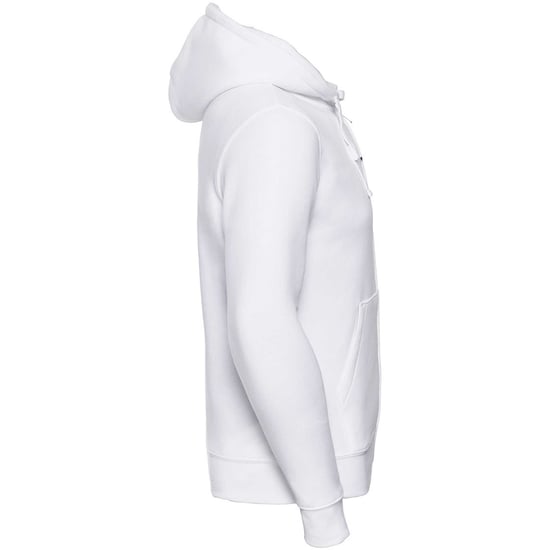 Russell Heren Authentieke Sweatshirt met volledige ritssluiting / Hoodie (Wit) - Image 3