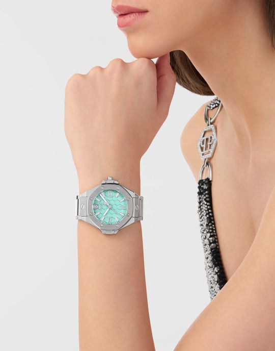 Philipp Plein Plein Lady Royal Dames Zilveren Horloge PWBDA0624 - Image 3