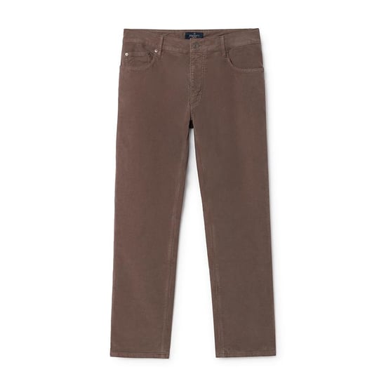 Men's Hackett Moleskin Trousers, 5 x Pocket in Walnut