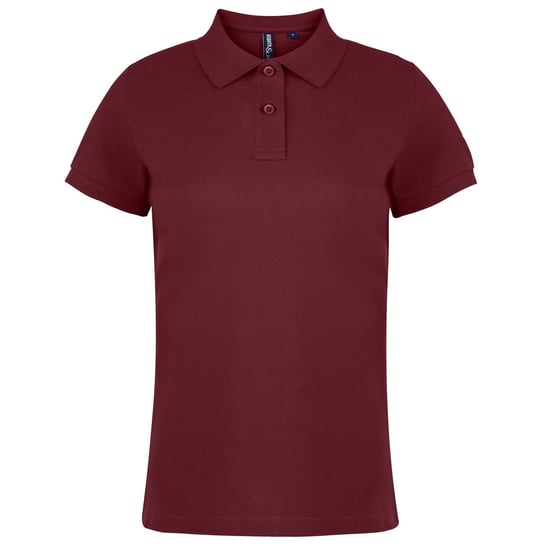 Asquith & Fox Dames/dames Poloshirt met korte mouwen en effen mouwen (Bourgondië) - Image 1