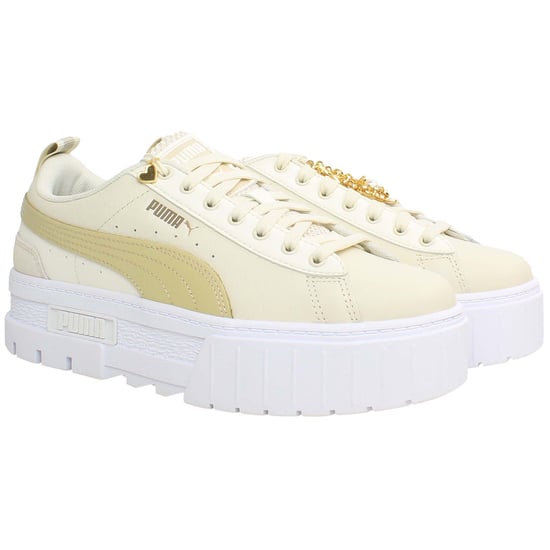 Puma Mayze Gems Dames Beige Trainers - Image 2