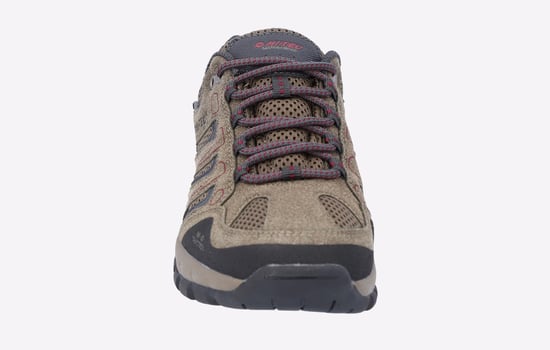 Hi-Tec Torca Low Mesh Dames Wandelschoenen Donker Taupe/Antraciet - Image 4