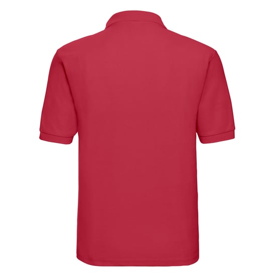 Russell Mens Polycotton Pique Polo Shirt (Classic Red)