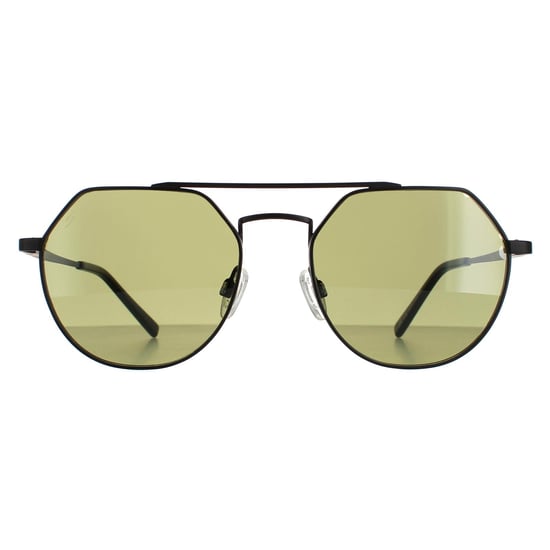 Serengeti Aviator Unisex Matte Black Spirit Green 555nm  Shelby