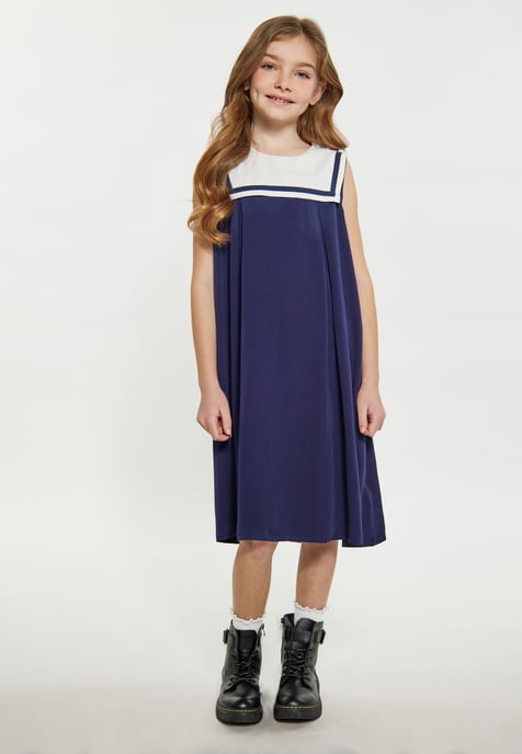 Dreimaster Jurk meisjes (kinderen) marine - Image 2