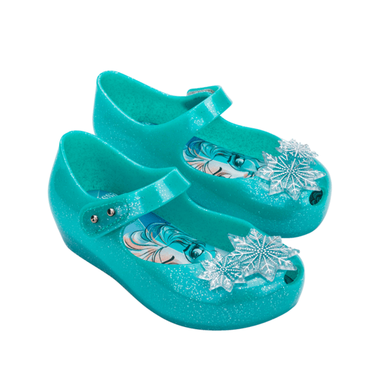 Ultragirl x Disney Princess Blue Iriodin Glitter Flats - Image 4