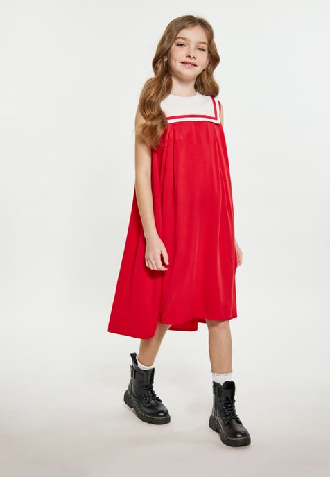 Dreimaster Jurk meisjes (kinderen) rood - Image 3