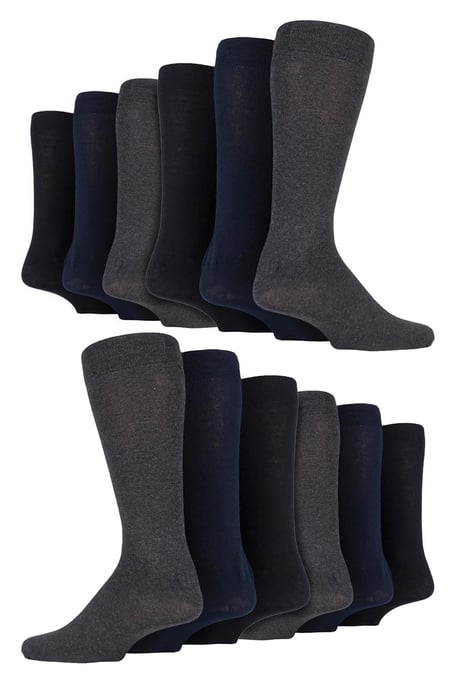 12 paar kleurrijke herensokken met kleurrijke strepen - BNG - Image 1